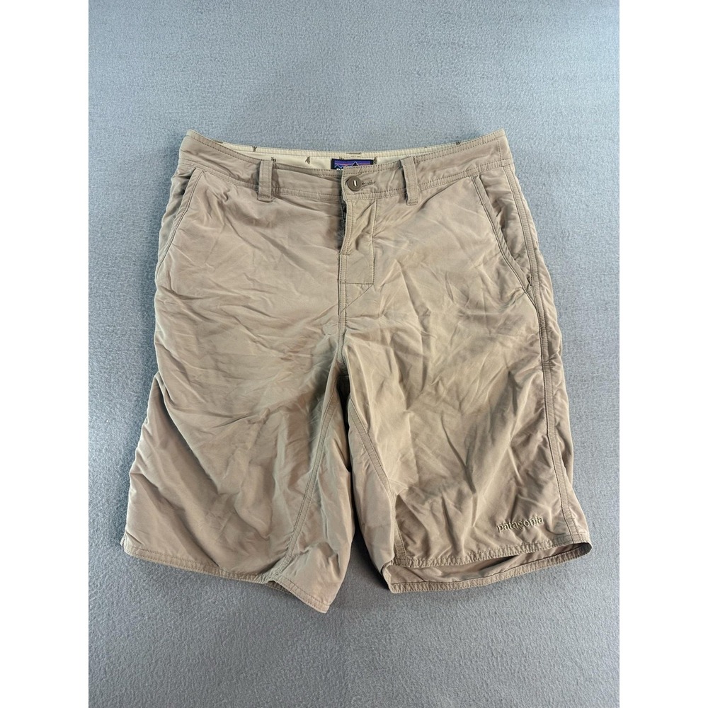 Patagonia Swim Shorts Mens 32 Beige Lined Pockets Quick Dry STY86640S